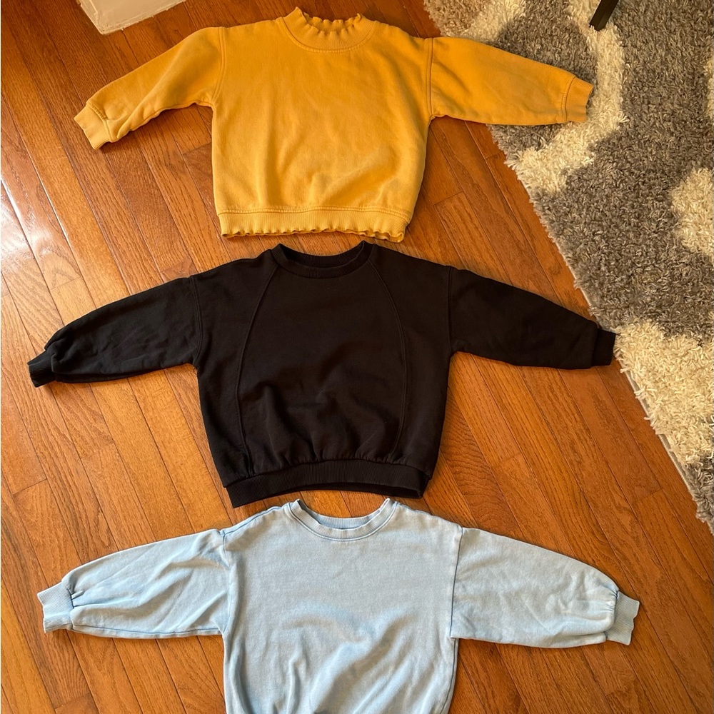 Girls Sweatshirt bundle Zara 4T